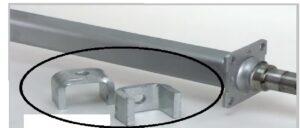 2" Squared SPRING SEAT GALV